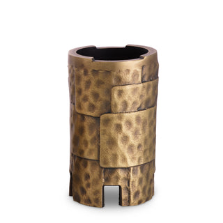 Candle Holder Laurentios vintage brass finish set of 3