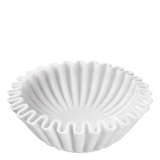 Bowl Jackson round white marble