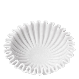 Bowl Jackson round white marble