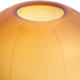 Vase Zenna S amber glass