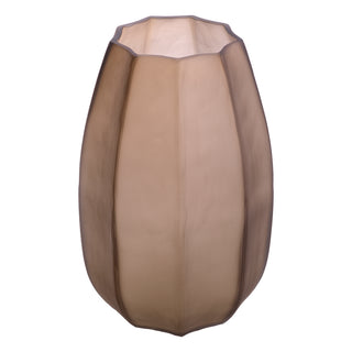Vase Tiara S brown glass
