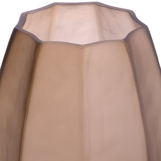 Vase Tiara S brown glass