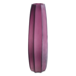 Vase Tiara L purple glass