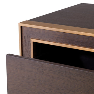 Drawer Dresser Camelot Tall brown oak veneer