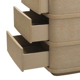 Drawer Dresser Cabana Tall washed oak veneer