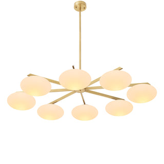 Chandelier Evergreen double antique brass finish