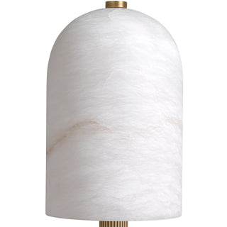 Table Lamp Kayla antique brass finish alabaster