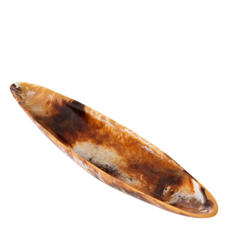 Bowl Mood long orange swirl