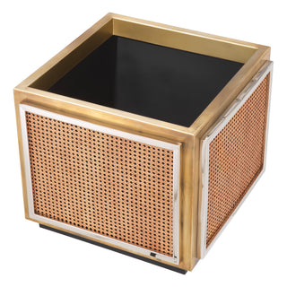 Planter Tropea vintage brass finish