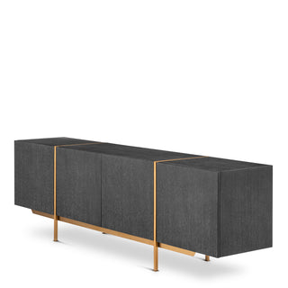 Dresser Bazilian charcoal grey oak veneer