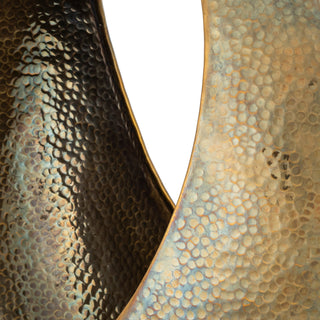 Wine Cooler Leung vintage brass finish