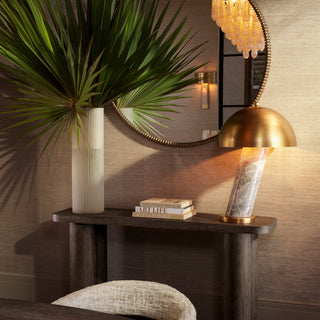Mirror Vezzola vintage brass finish