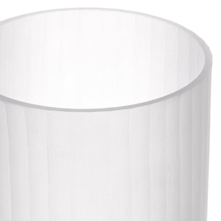 Vase Haight S frosted white glass
