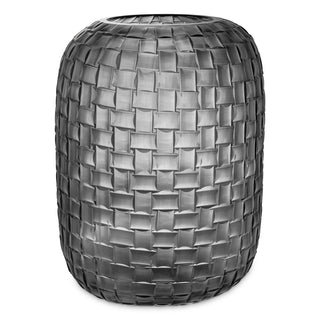 Vase Varese L grey glass