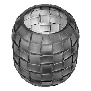 Vase Varese S grey glass