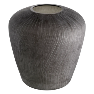 Vase Tarlow stone finish glass