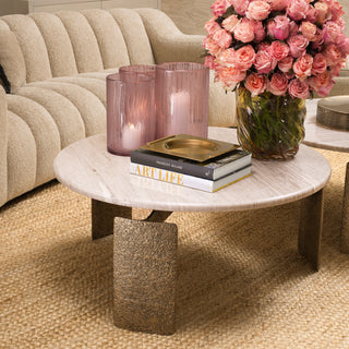 Coffee Table Bodega antique brass finish