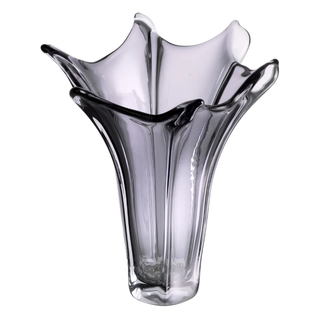 Vase Sutter grey glass