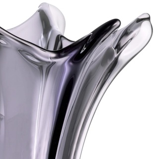 Vase Sutter grey glass