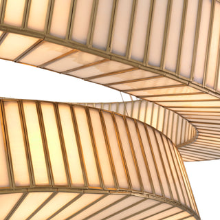 Chandelier Monari antique brass finish