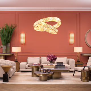 Wall Lamp Monari antique brass finish