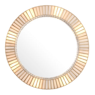 Mirror Monari with light antique brass finish