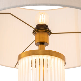 Table Lamp Thibaud antique brass finish incl shade