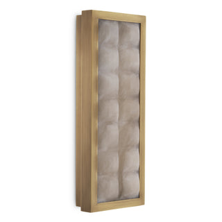 Wall Lamp Cabildo antique brass finish alabaster