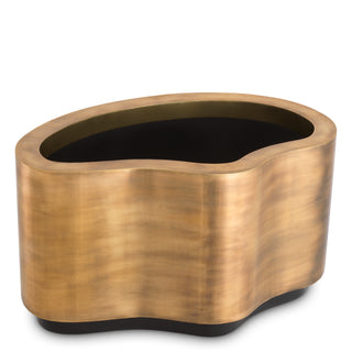 Planter Monza vintage brass finish