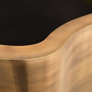 Planter Monza vintage brass finish