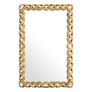 Mirror Casone antique gold finish