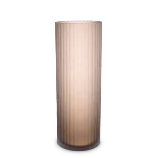 Vase Haight M frosted brown glass