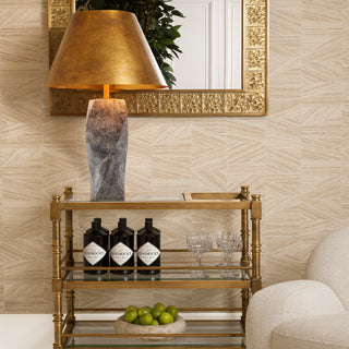 Table Lamp Camelia grey marble