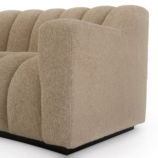 Channeled Boucle Sofa S Kelly