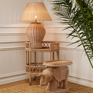 Trolley Dorini natural rattan