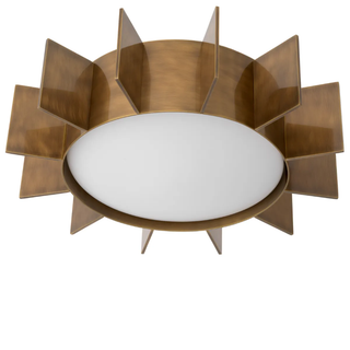 Ceiling lamp Mario vintage brass finish