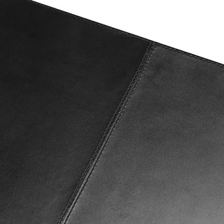 Desk Blotter Scaleo croco embossed black leather