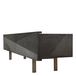 TV Cabinet San Martin mocha straight oak veneer