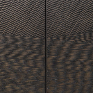 TV Cabinet San Martin mocha straight oak veneer
