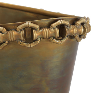 Wine Cooler Clementine vintage brass finish