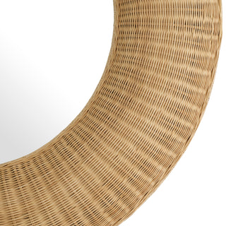 Mirror Idora natural rattan