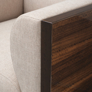 Swivel Chair Sebastian eucalyptus veneer loki natural