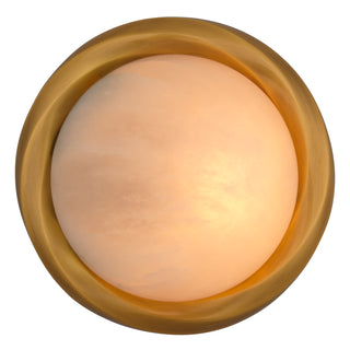 Wall Lamp Vigo antique brass finish alabaster