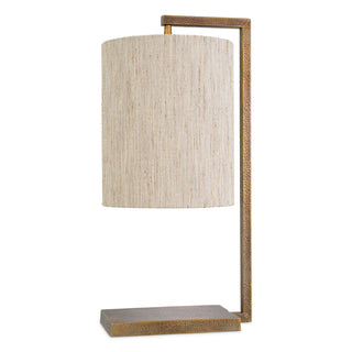Table Lamp Volturno vintage brass finish incl shade
