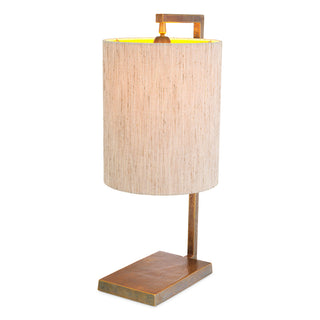 Table Lamp Volturno vintage brass finish incl shade