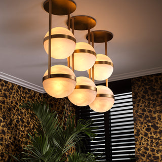 Ceiling Lamp Dover antique brass finish