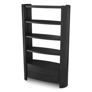 Cabinet Splendora charcoal grey oak veneer bronze finish