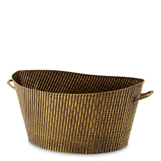 Wine Cooler Barletta L vintage brass finish