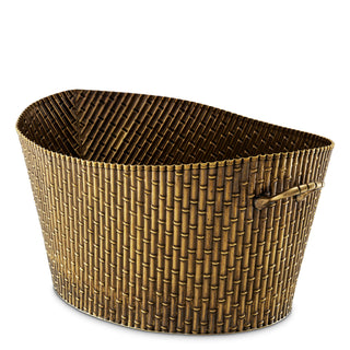 Wine Cooler Barletta L vintage brass finish