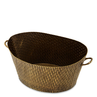 Wine Cooler Barletta L vintage brass finish